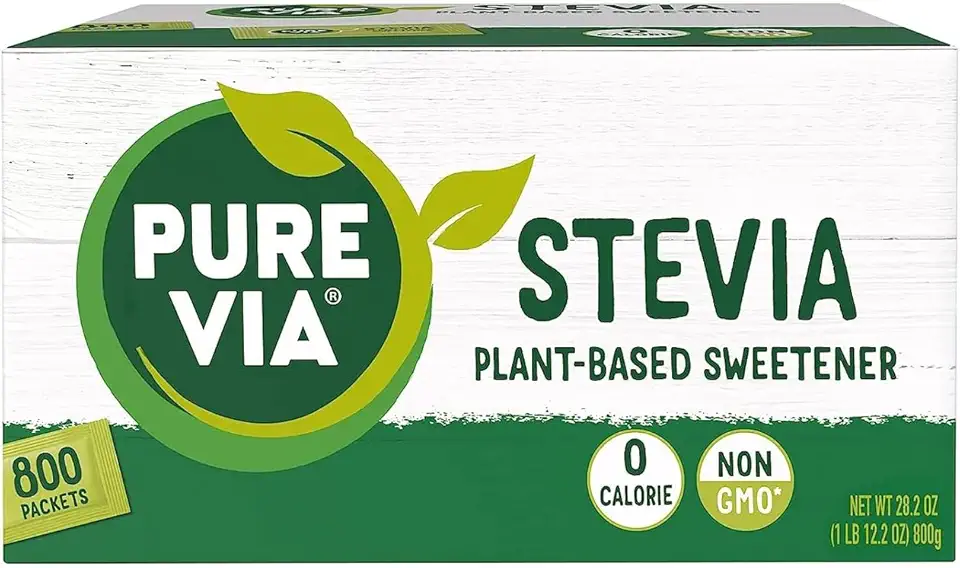 Pure Via Stevia Sweetener 28.2oz (800 packets)