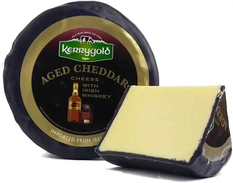 Kerrygold Aged Cheddar Cheese with Irish Whiskey - Whole Wheel (5 pound)