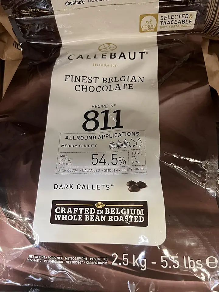 Barry Callebaut - Dark Chocolate Callets 5.5 lbs