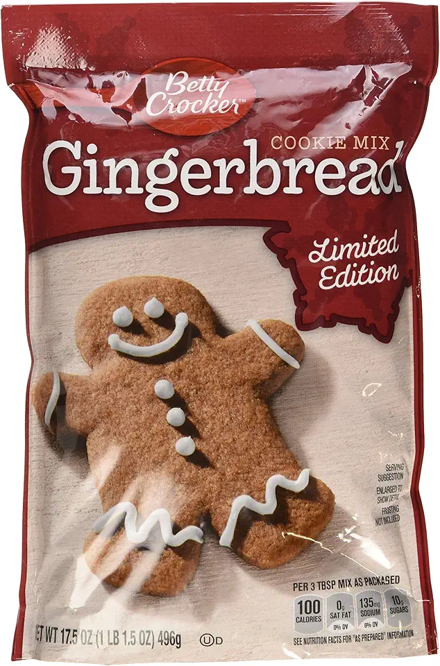 Betty Crocker Gingerbread Cookie Mix 17.5 Oz (Pack of 2)