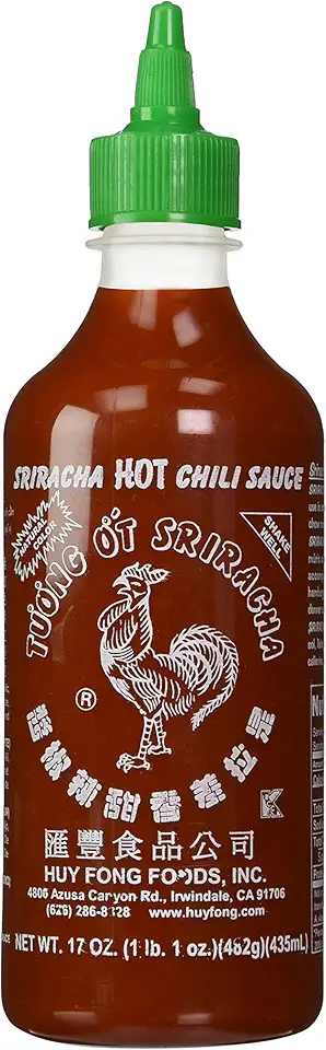 Huy Fong - Sriracha Hot Chili Sauce (Net Wt. 17 Oz.) - 3 Pack