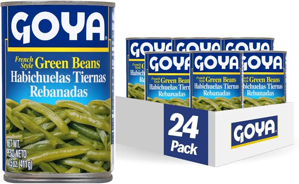 Goya Foods French Style Green Beans, 14.5 Ounce (Pack of 24)