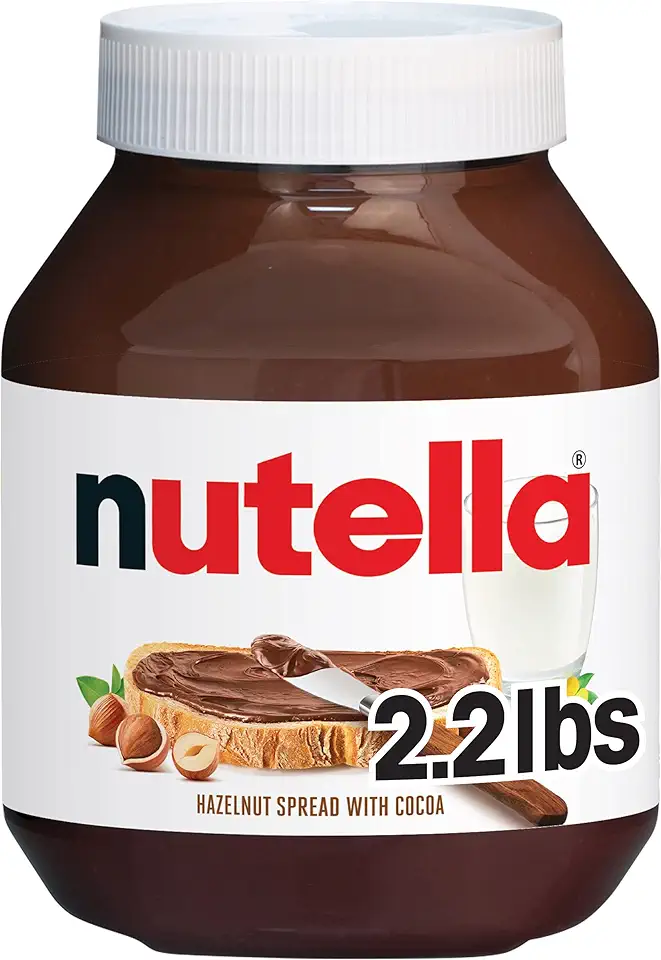 Nutella Hazelnut Spread With Cocoa For Breakfast, 35.3 Oz Jar