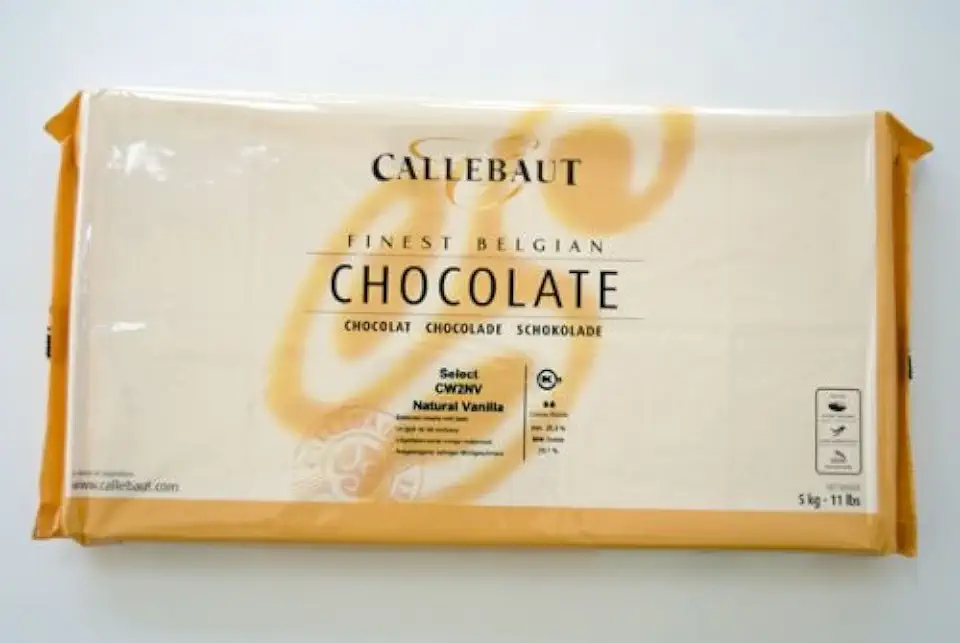 Callebaut Chocolate Block White 28.1% Cacao 5 kilo / 11 lbs