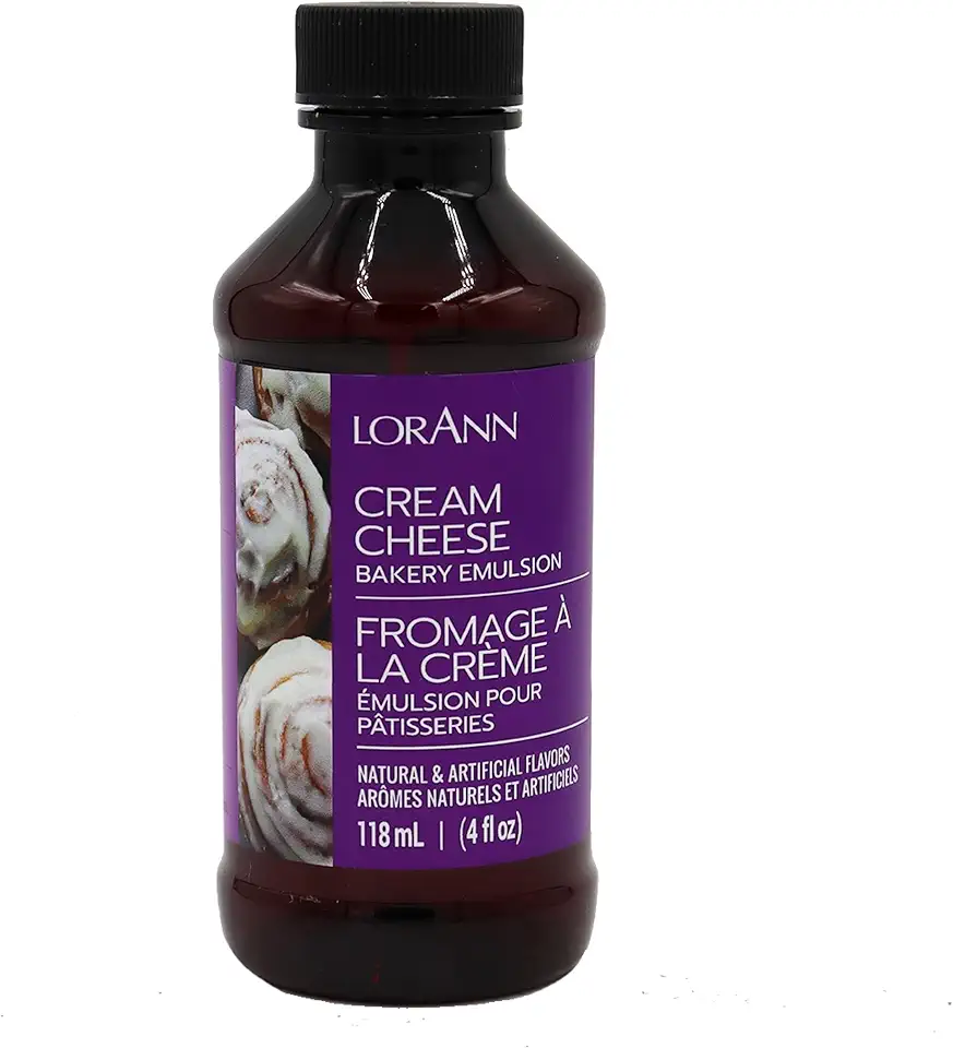 LorAnn Cream Cheese Bakery Emulsion, 4 ounce bottle