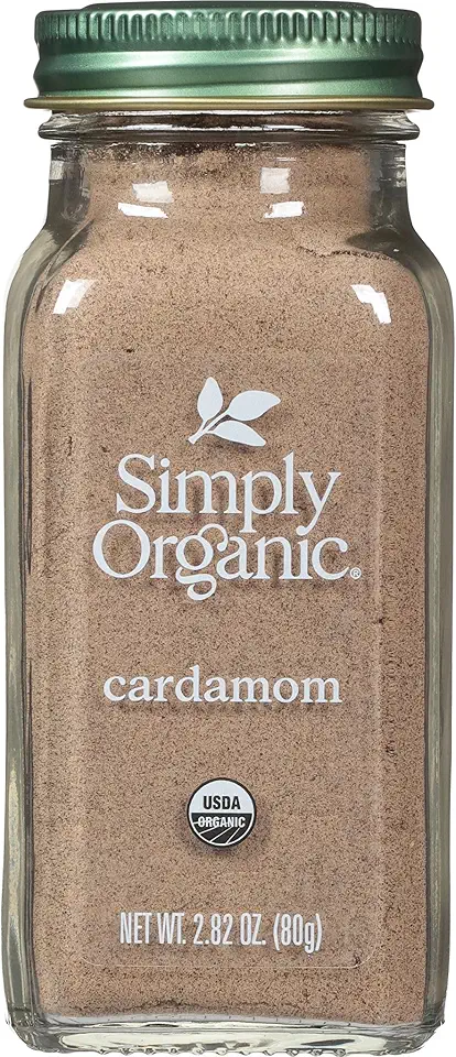 Simply Organic Cardamom, 2.82 Ounce, Certified Organic &amp; Kosher, Aromatic, Subtly Spicy-Sweet, No ETO, Non Irradiated