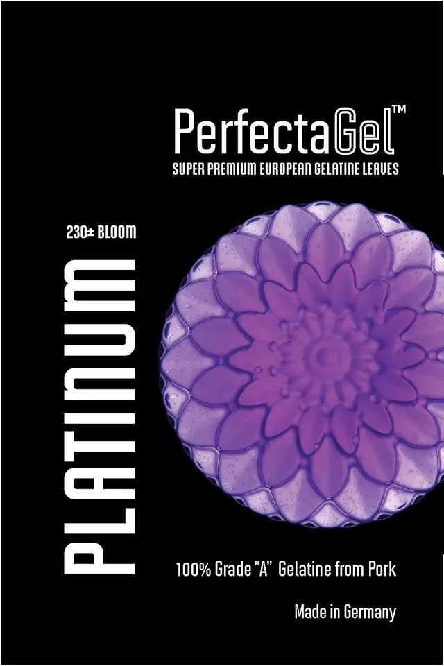 PerfectaGel Platinum Gelatin Sheets (230 Bloom) - 1kg [600 sheets]