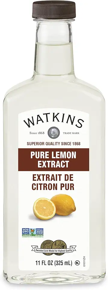 Watkins Pure Lemon Extract, 11 oz. Bottle, 1 Count (Packaging May Vary)