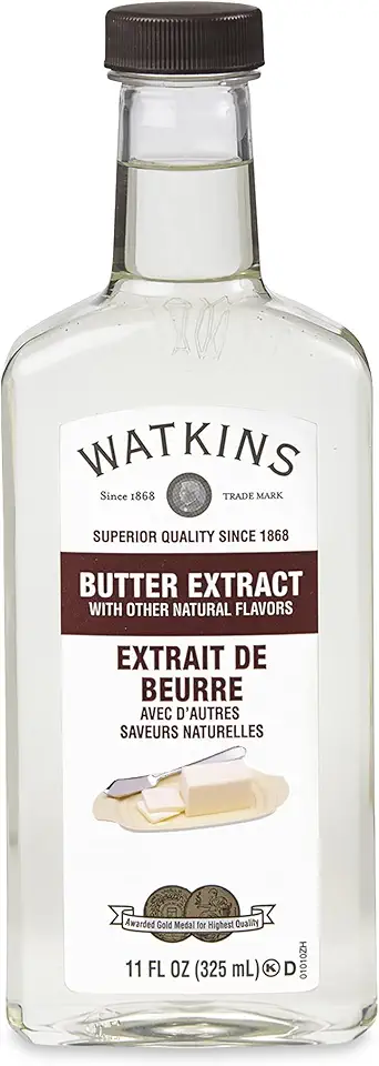 Watkins Butter Extract with Other Natural Flavors, 11 oz. Bottle, 1 Count (Packaging May Vary)