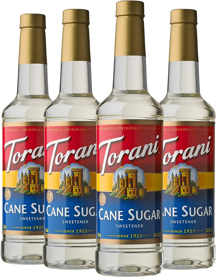 Torani Syrup, Cane Sugar Sweetener, 25.4 Ounces (Pack of 4)