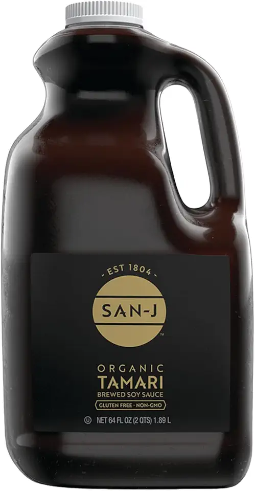 San-J Organic Tamari Soy Sauce, Gold Label, 64 Ounce