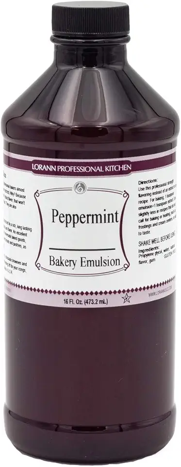 LorAnn Peppermint Bakery Emulsion, 16 ounce bottle