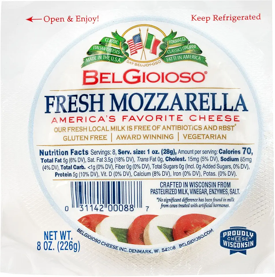 BelGioioso, Fresh Mozzarella, Ball, 8 oz