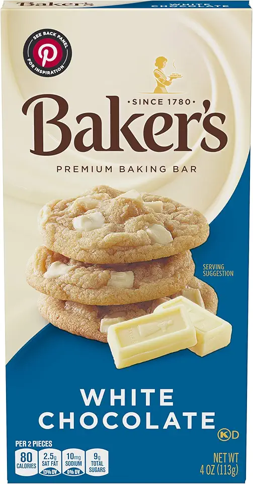 Baker&#x27;s, Premium White Chocolate Baking Bar (4 oz Box)