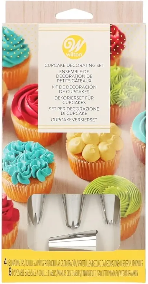 Wilton Cupcake Decorating Icing Tips, 12-Piece Set