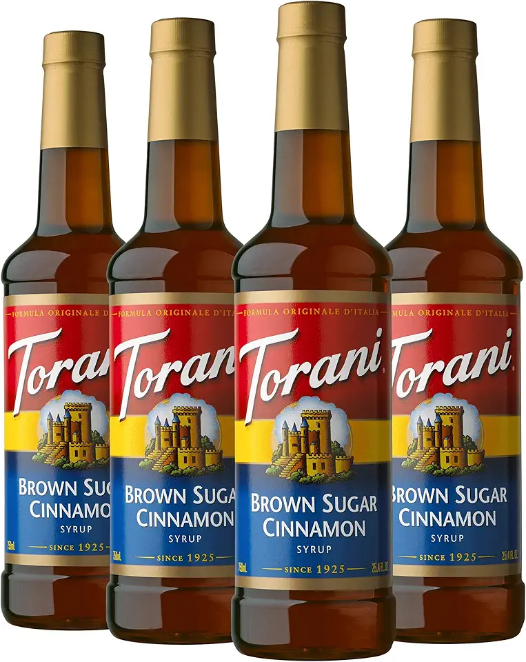 Torani Syrup, Brown Sugar Cinnamon, 25.4 Ounces (Pack of 4)