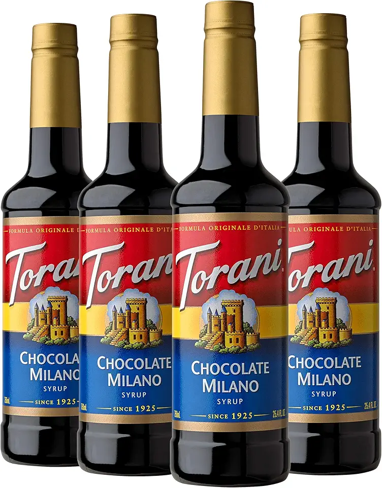 Torani Syrup, Chocolate Milano, 25.4 Ounces (Pack of 4)