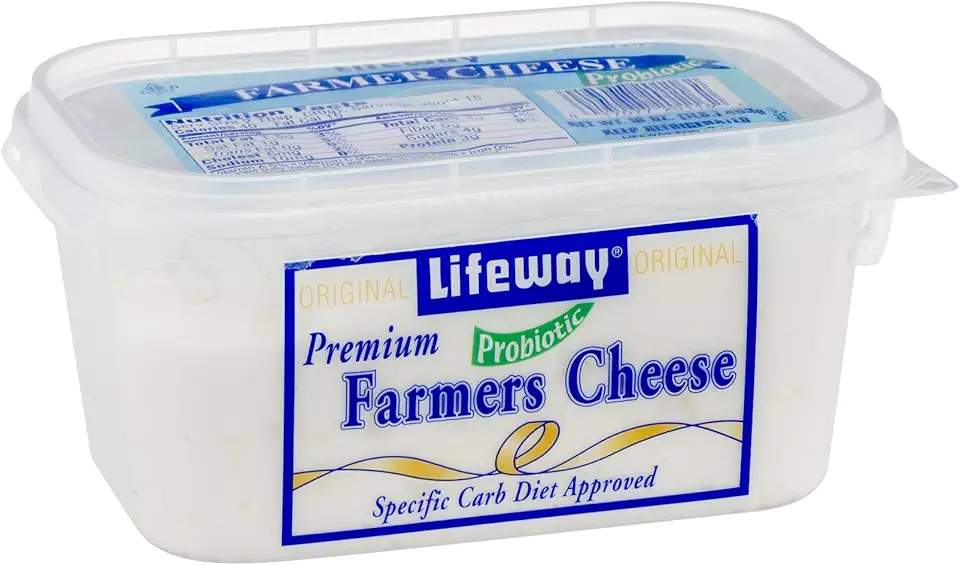 Lifeway Old Fashioned Farmers Probiotic Farmer Cheese, 16 Ounce -- 8 per case.