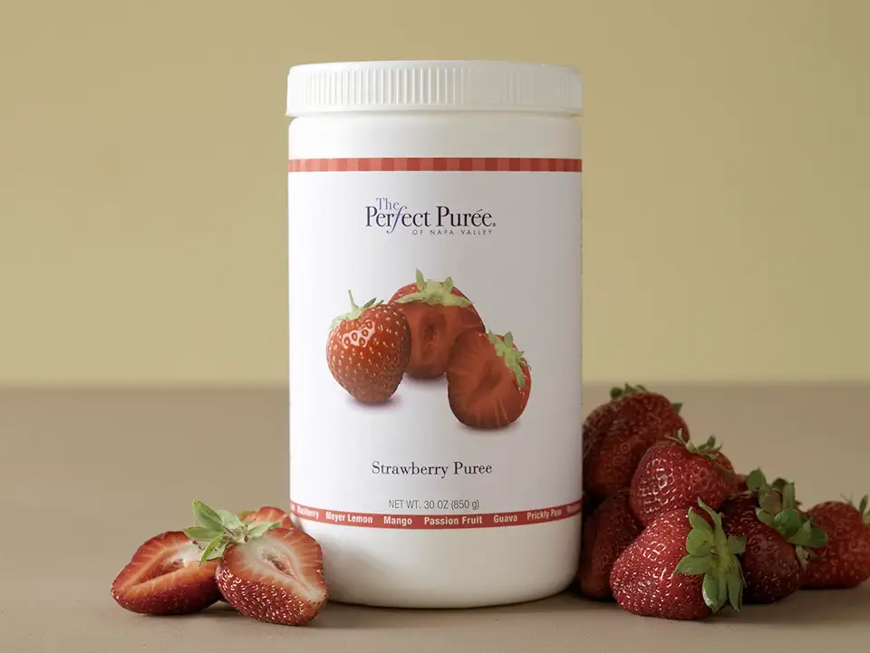 The Perfect Puree Strawberry Puree, 30 Ounce -- 6 per case.