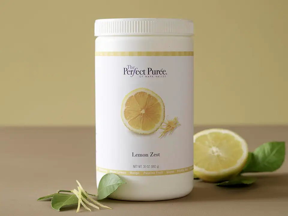 The Perfect Puree Lemon Zest, 35 Ounce - 6 per case.