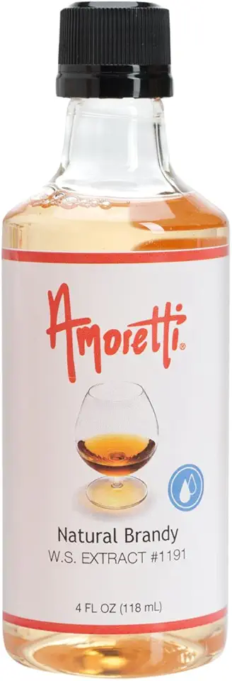 Amoretti Natural Brandy W.S Extract, 4 Ounce