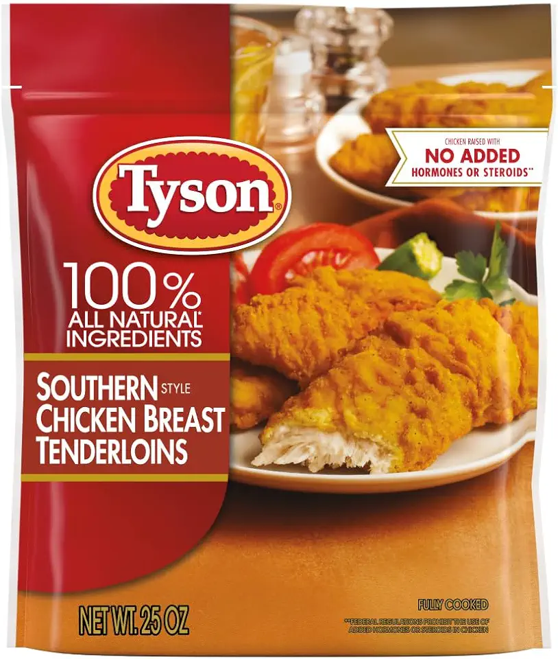 Tyson Fully Cooked Southern Style Breaded Chicken Tenders, 25 Oz (Frozen)