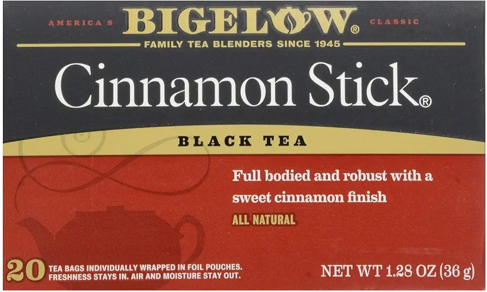 Bigelow Tea Black Tea Cinnamon Stick (2 Boxes 40 Total Bags)