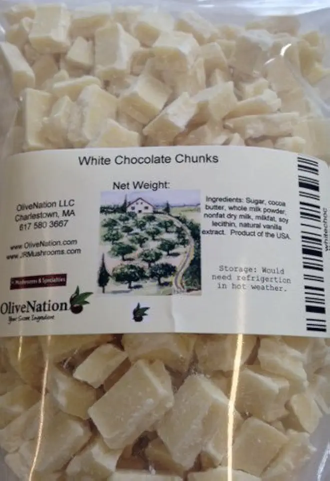 Callebaut White Chocolate Chunks 80 oz