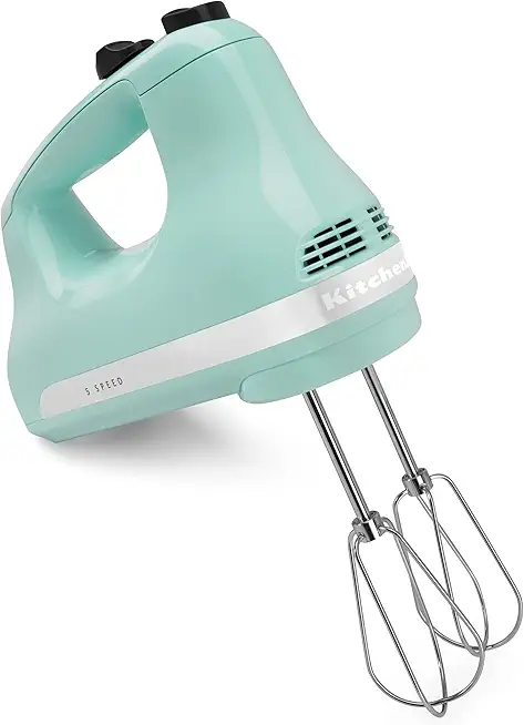 KitchenAid 5 Ultra Power Speed Hand Mixer - KHM512, Ice Blue