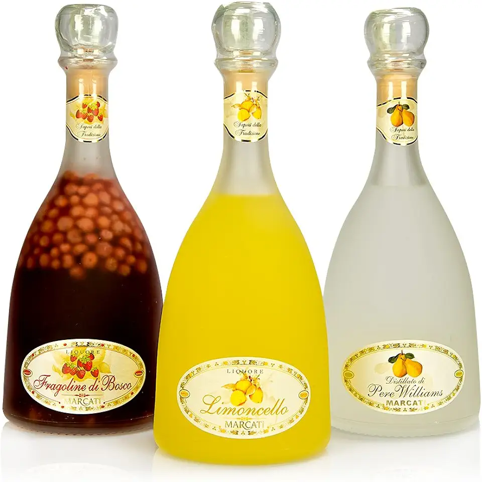 Limoncello d&#x27;Italia Collection (Pack 3 Bottles-satin Finish)