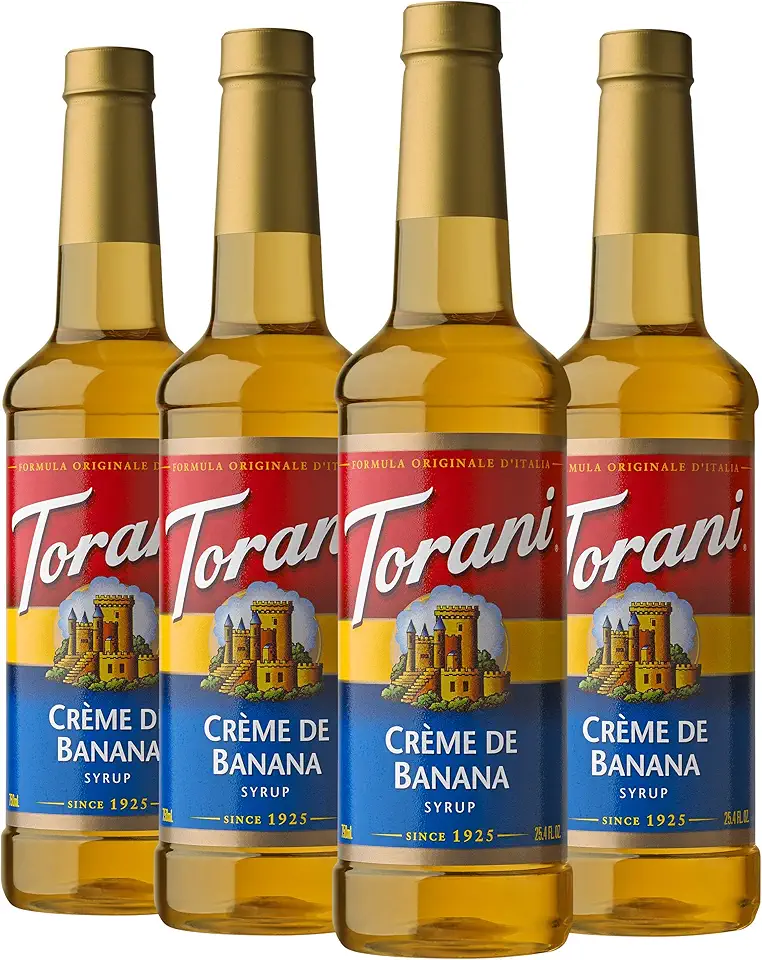 Torani Syrup, Crème de Banana, 25.4 Ounces (Pack of 4)