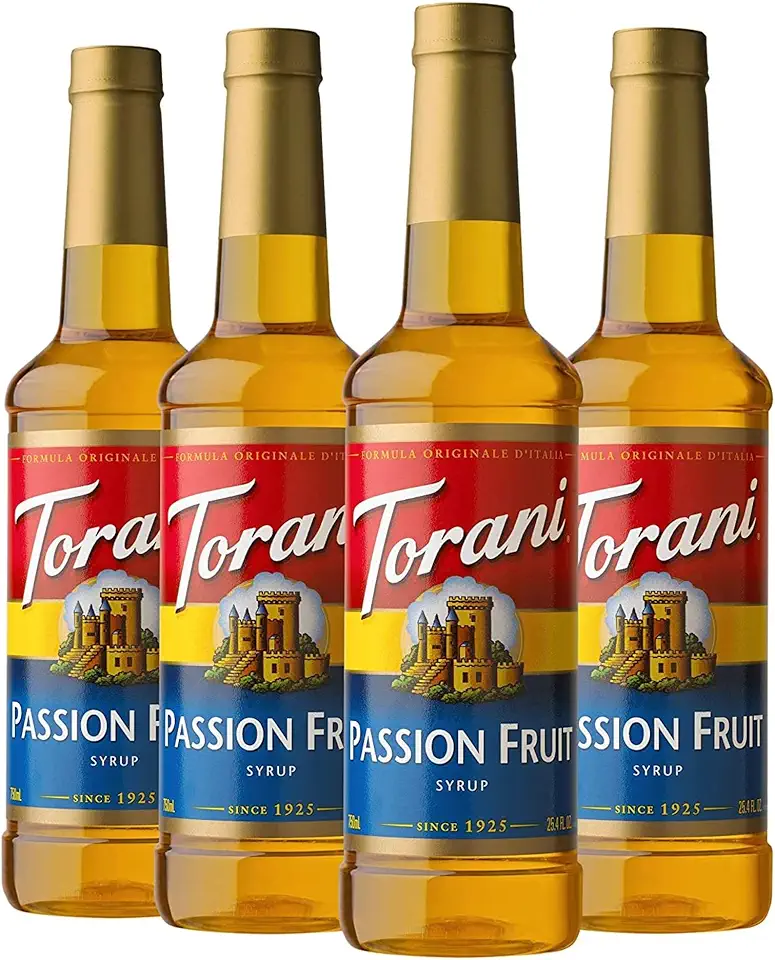 Torani Syrup, Passion Fruit, 25.4 Ounces (Pack of 4)