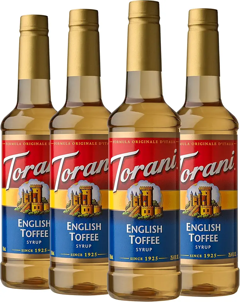 Torani Syrup, English Toffee, 25.4 Ounces (Pack of 4)