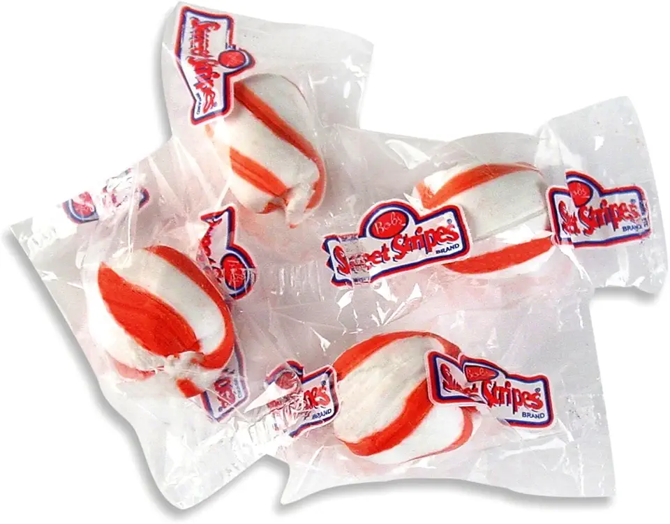 Bob&#x27;s Sweet Stripes Soft Peppermint Candy, 3 Pound Bulk Bag