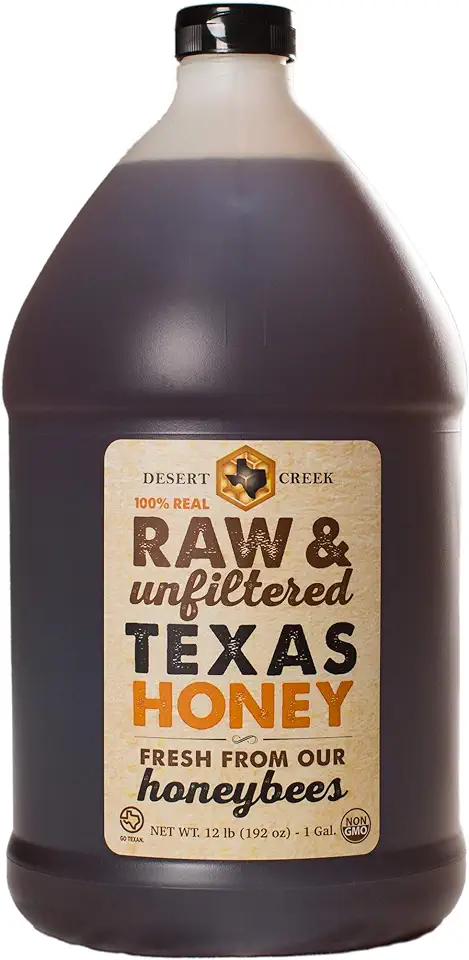 Desert Creek - Raw Honey, Natural Premium and Pure Texas Product - 1 Gallon