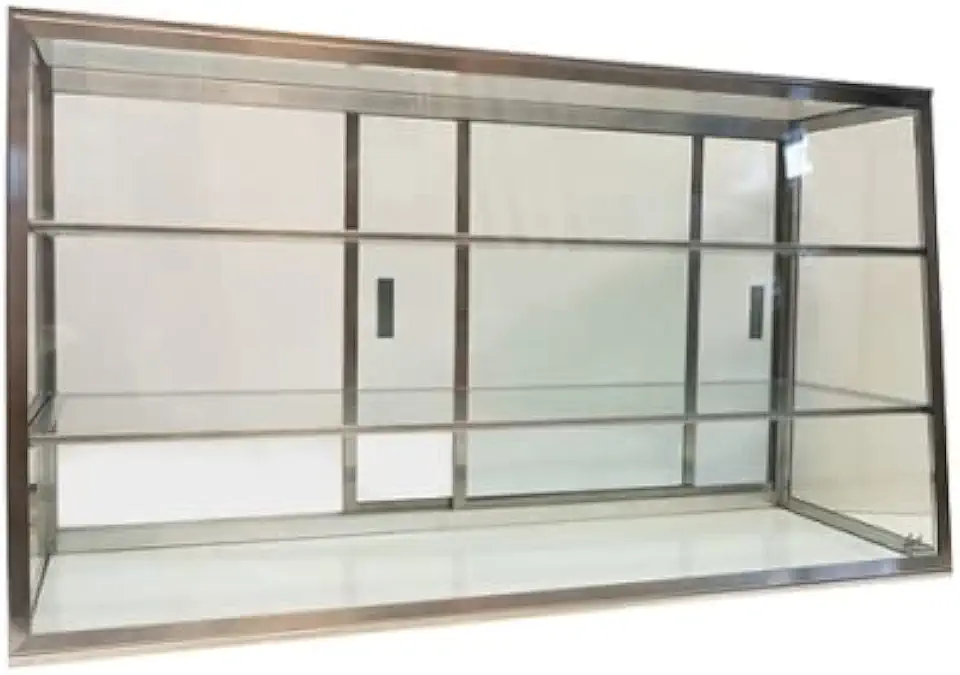 Carib Countertop Dry Bakery Display Case - Tapered Glass Showcase with Shelf 4T