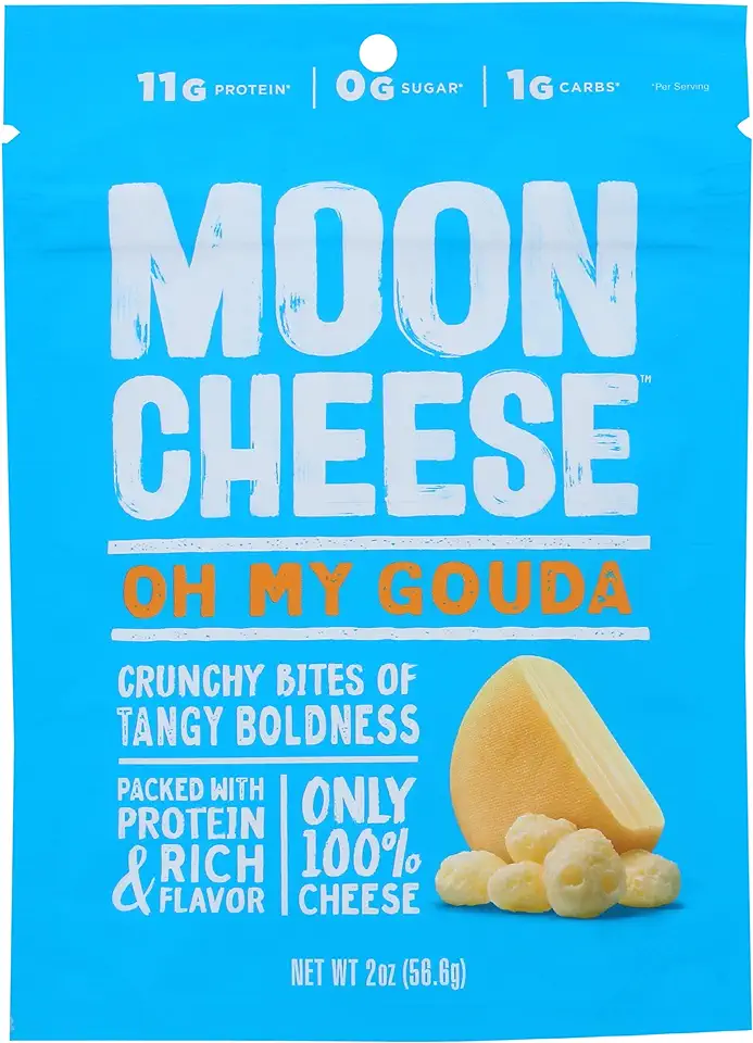 Moon Cheese - 100% Natural Cheese Snack - Gouda - 2 oz