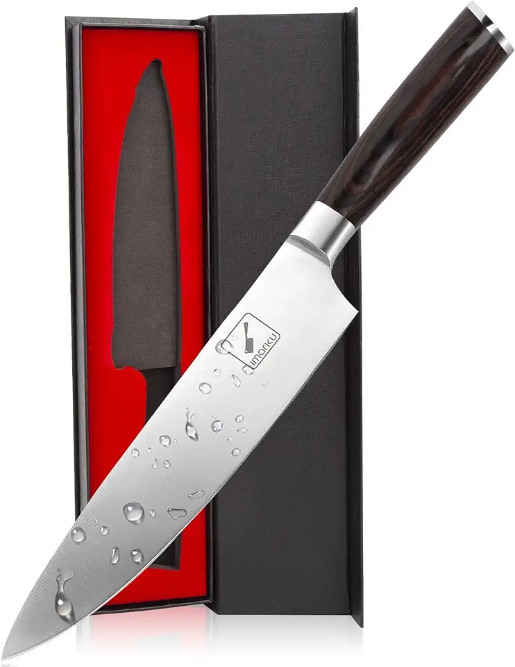 imarku Japanese Chef Knife - Sharp Kitchen Knife 8 Inch Chef&#x27;s Knives HC Steel Paring Knife, Unique Gifts for Men and Women, Gifts for Mom or Dad, Kitchen Gadgets with Premium Gift Box