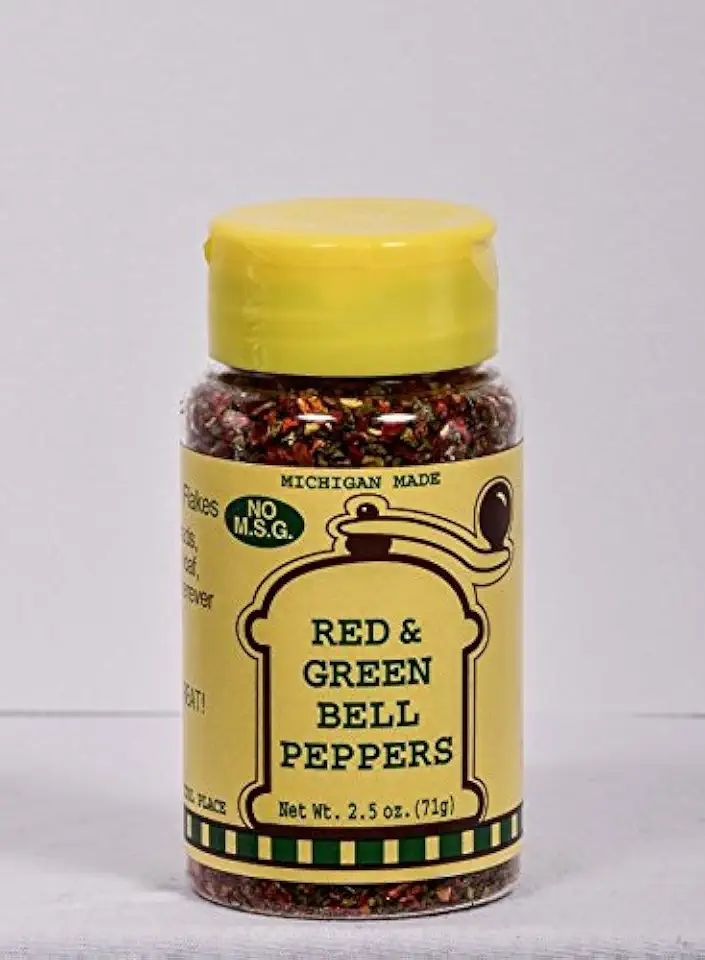 Red &amp; Green Bell Peppers-3 oz-Small Bottle