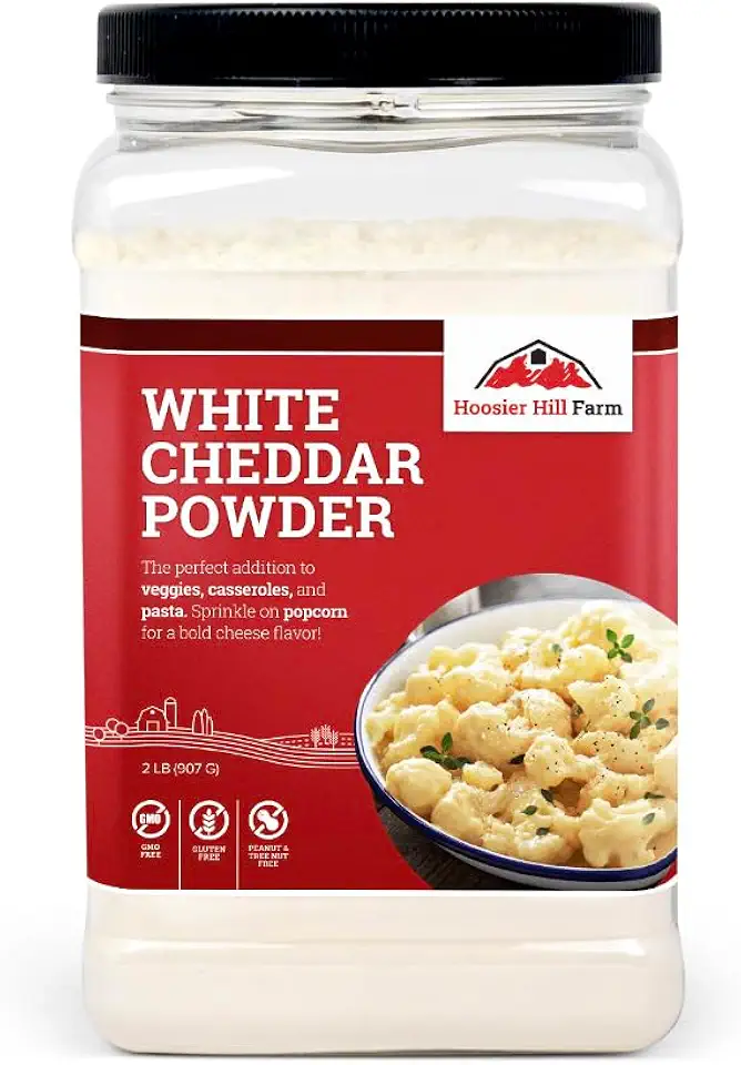 Hoosier Hill Farm White Cheddar Cheese Powder, 2LB (Pack of 1)