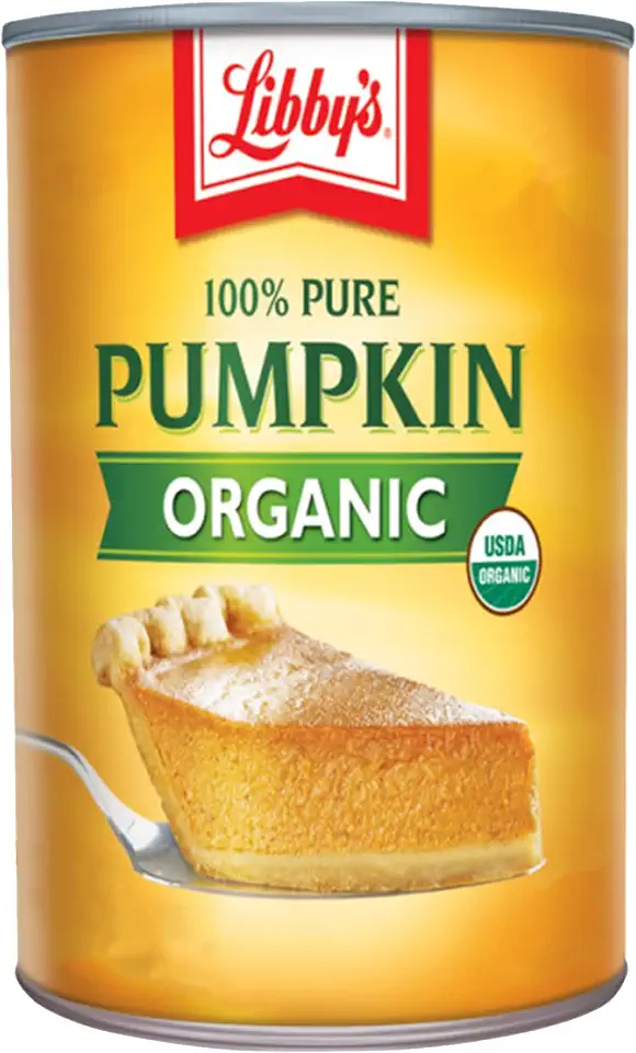 LIBBY&#x27;S Organic Pumpkin Bisphenol A non-intent 12 Cans x 15 Ounce Case