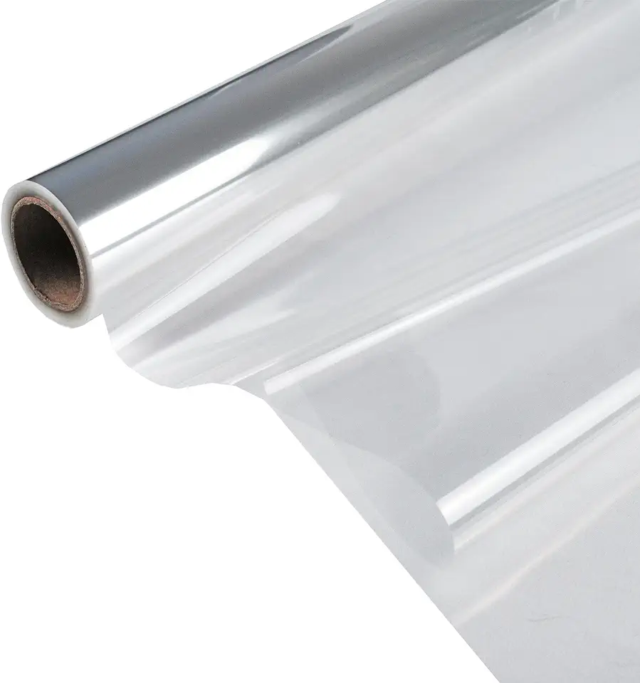 Craft And Party Clear Cellophane Wrap Roll, 40&quot; X 100ft Cellophane Roll, Gift Wrap Roll - Not Folded