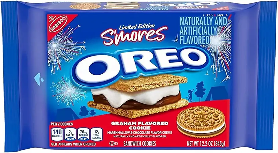 S&#x27;Mores Oreo Sandwich Cookies 10.7 oz (Pack of 3)