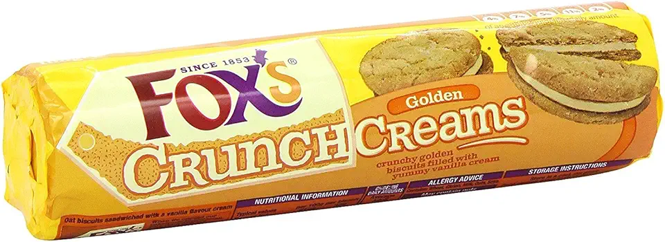 Fox&#x27;s Creams Golden Crunch Biscuits 168 g (Pack of 20)