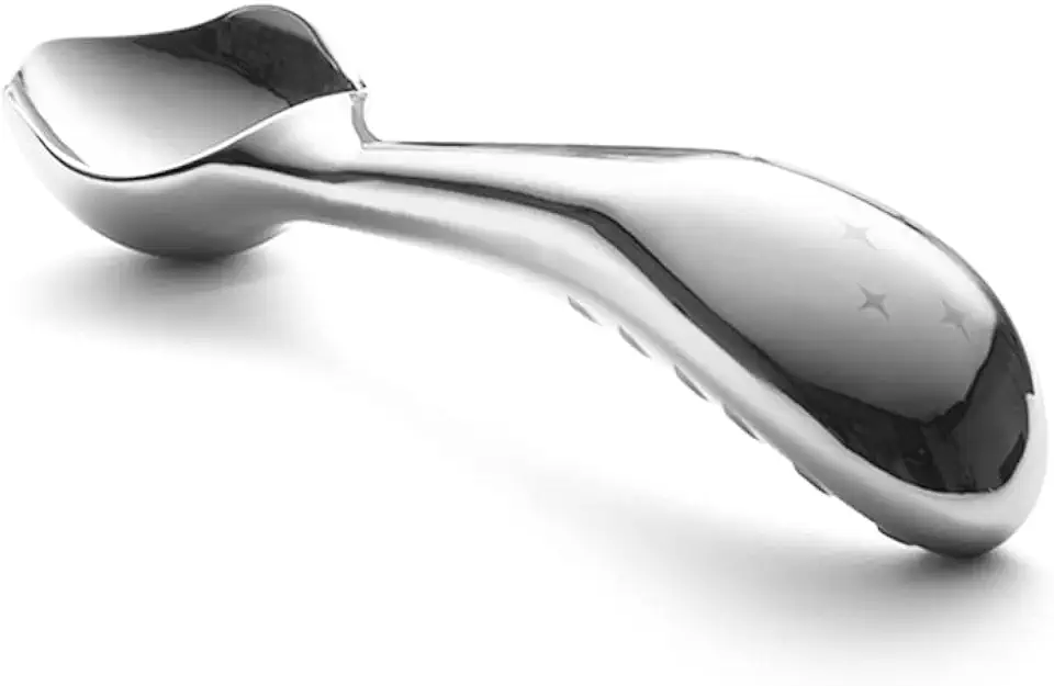 Ergonomic Stainless Steel Ice Cream Scoop | Heavy-Duty, Easy-to-Use, and Dishwasher-Safe | Professional Grade, Handcrafted Design