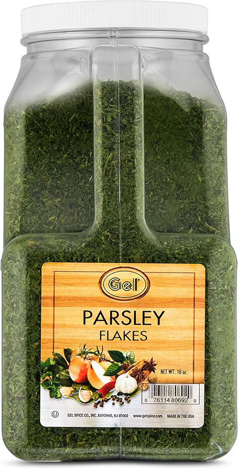 Gel Spice Parsley Flakes Food Service Size 16oz (1lb)