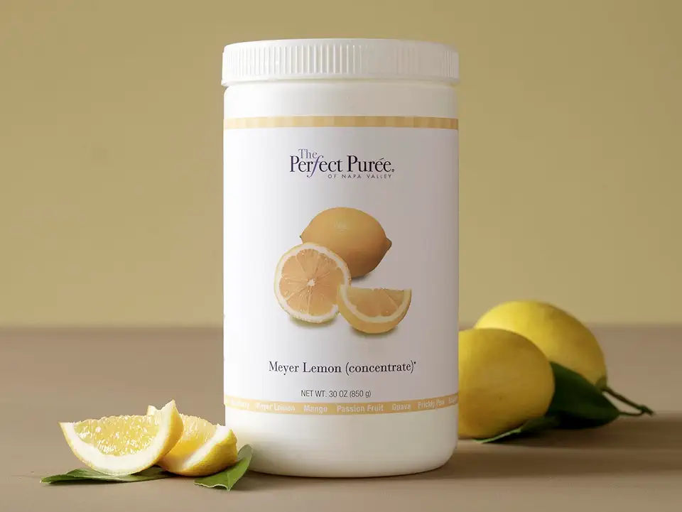 The Perfect Puree Meyer Lemon Concentrate Puree, 30 Ounce -- 6 per case.