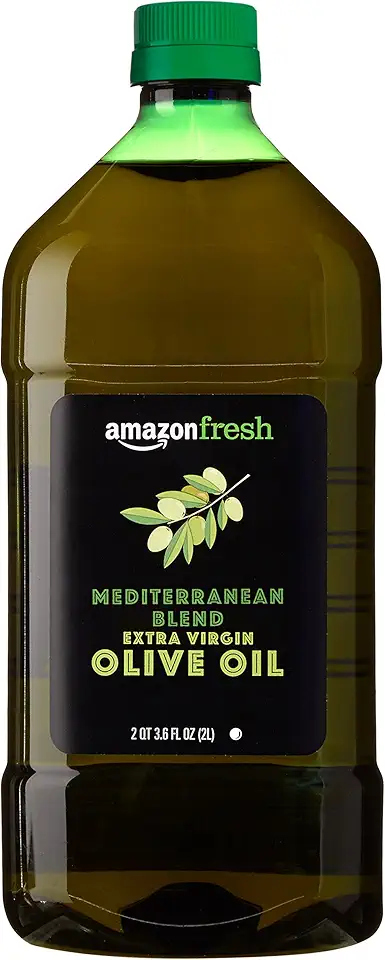 Amazon Fresh, Mediterranean Blend Extra Virgin Olive Oil, 68 Fl Oz (2L)