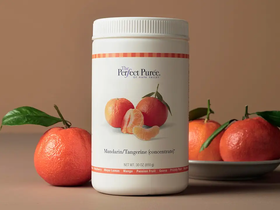 The Perfect Puree Mandarin Tangerine Juice Concentrate Puree, 30 Ounce - 6 per case.