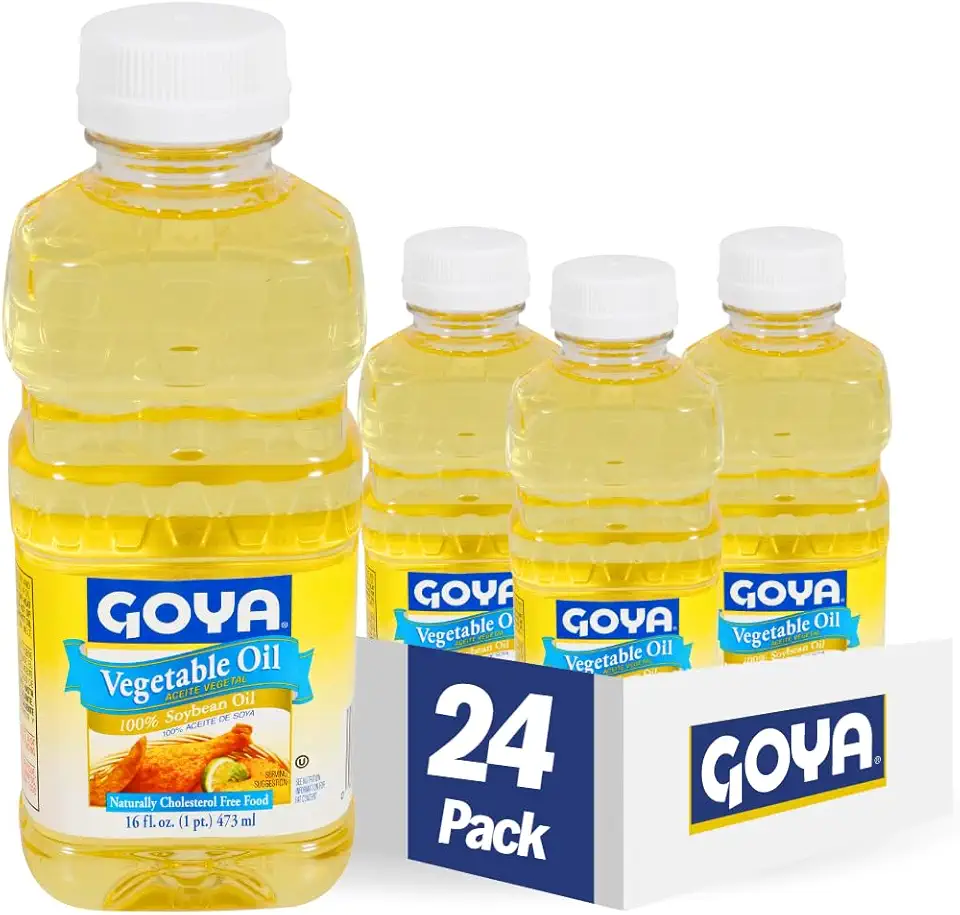 Goya Foods Vegetable Oil, 16 Fl Oz (Pack of 24)